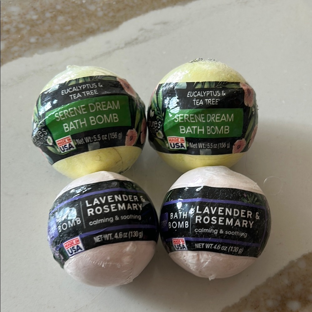 Bath Bomb Set of 4